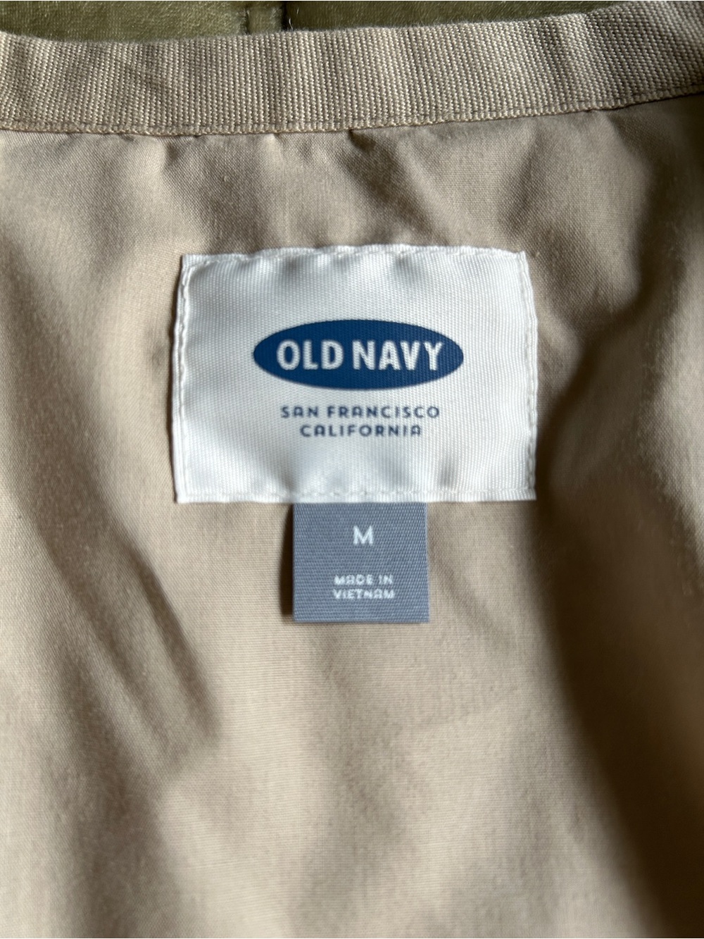 Old Navy Light Taupe Utility Jacket - Picture 3 of 5